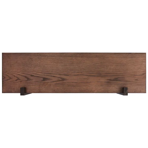 Corbel Vägghylla 100 cm Mörkbetsad Ek
