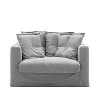 Betræk Til Le Grand Air Love Seat Bomuld Lysegråt