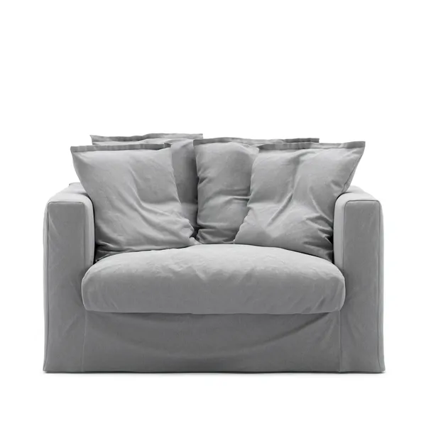 Betræk Til Le Grand Air Love Seat Bomuld Lysegråt