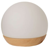 Spring Snowball Bærbar Bordlampe Ø11 cm Hvit