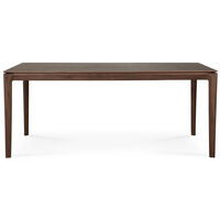 Bok Spisebord Mørkbeiset Teak 90x180 cm