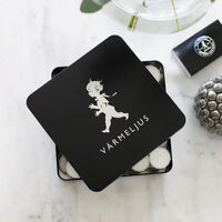 Värmeljuslåda Svart/Silver