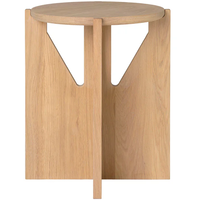Simple Taburet Lakeret Egetræ