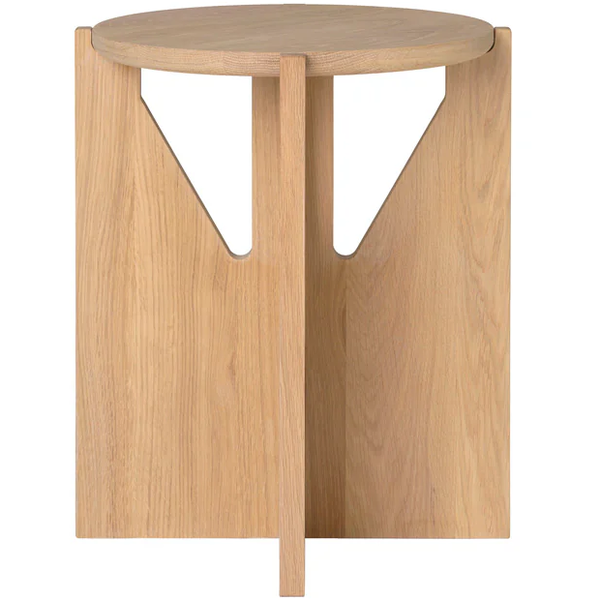 Simple Taburet Lakeret Egetræ
