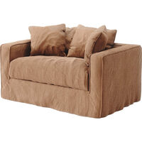 Loom Love Seat Lin Taupe