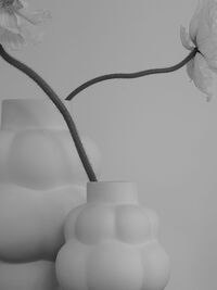 Balloon 04 Vase Grande Raw White