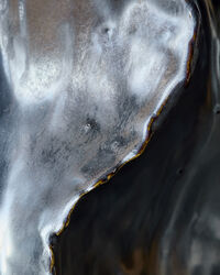 Waves Vase 25 cm Antique Metallic
