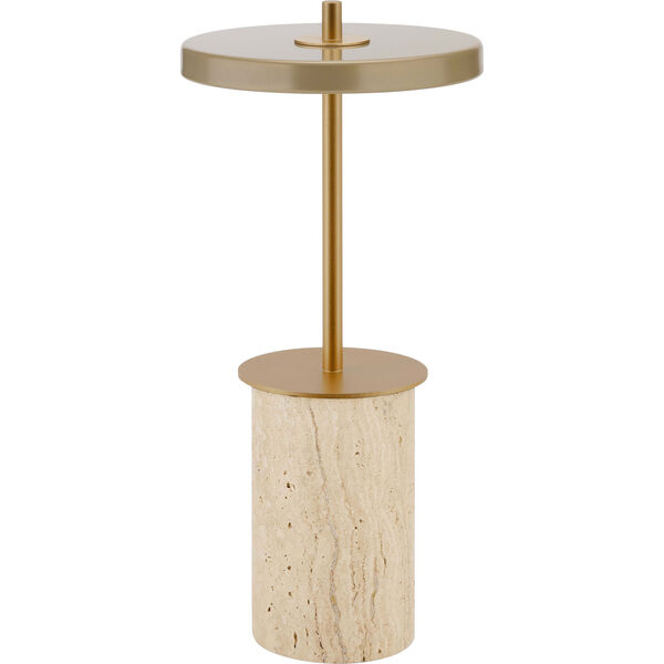 Asteria Move Mini Bordlampe Bærbar Clay Travertine