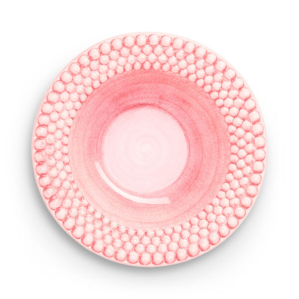Bubbles Suppetallerken 25 cm Lys Rosa