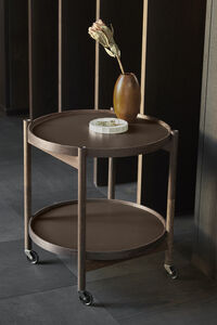 Bølling Bakkebord Ø50 cm Røget Eg / Earth