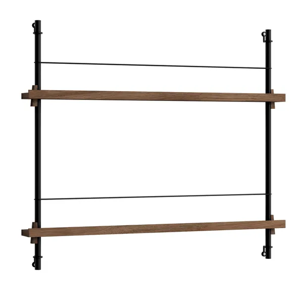 Magazine Hylde 73x85 cm Røget Eg/Sort