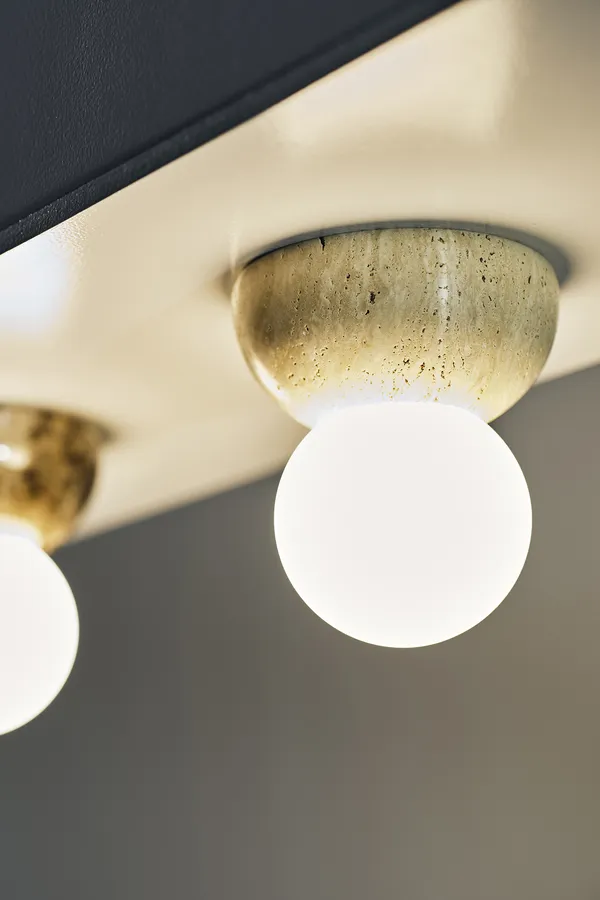 Torrano 13 Væg-/Loftslampe Travertin