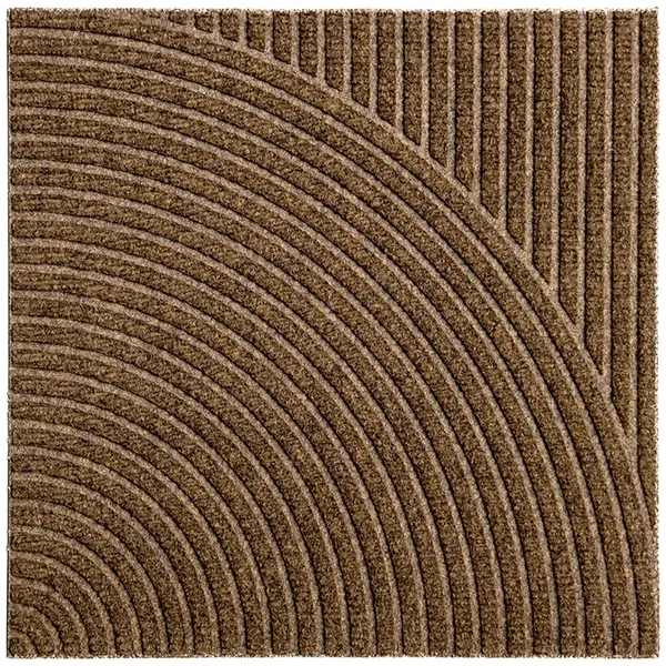 Zen Dørmåtte 45x45 cm Vertical & Circular Beige