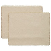 Ravella Dækkeserviet 40x50 cm 2-pak Sand / Offwhite