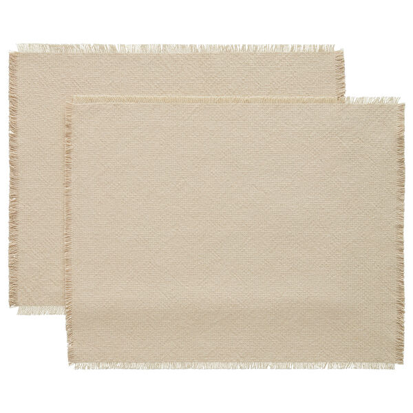 Ravella Dækkeserviet 40x50 cm 2-pak Sand / Offwhite