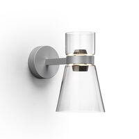 Nocturne Wall Lamp Cone Silver