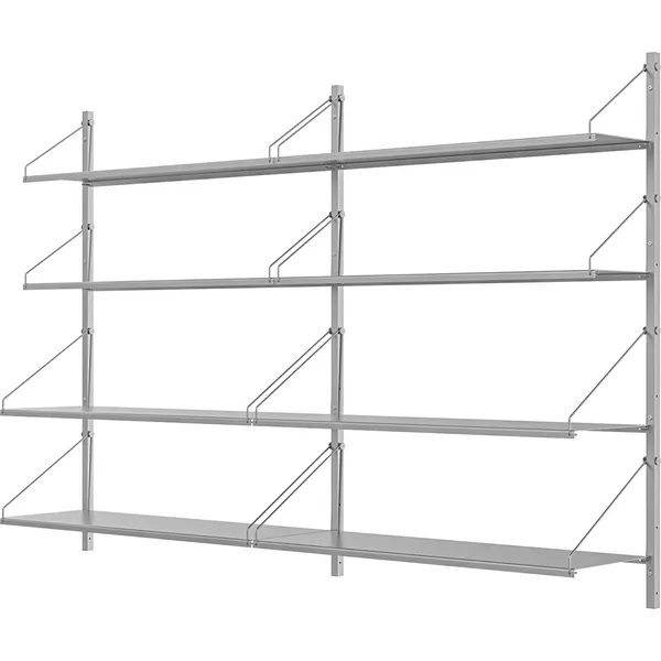 Library Hylde 108x163 cm Rustfrit Stål