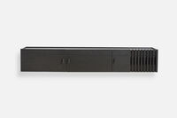 ARRAY Sidebord Lavt / Væg 150 cm Sortmalet Egetræ