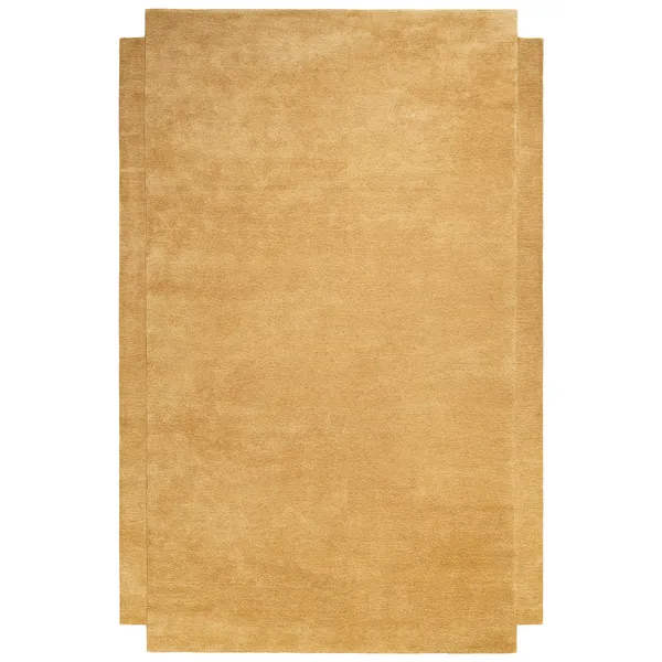 Level Uldgulvtæppe 200x300 cm Yellow Ochre