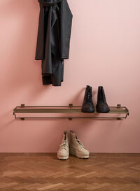 Shoe Shelf Skohylde L Messing