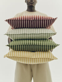Terrazza Cushion 50x50 cm Grey bold stripe