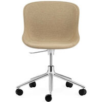 Hyg Svingstol 5W Polstret Main Line Flax Aluminium / Sand