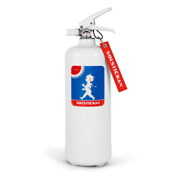 Solstickan Brandsläckare 2 kg Vit/Original Emblem