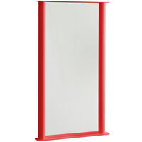 Pipeline Seinäpeili 66x117.5 cm Punainen