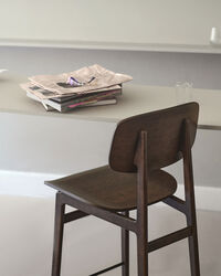 NY11 Bar Stool Dark Oak