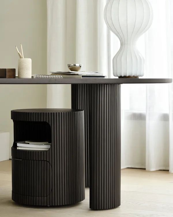 Boomerang Skuffenhet Ø45 cm Mahogany