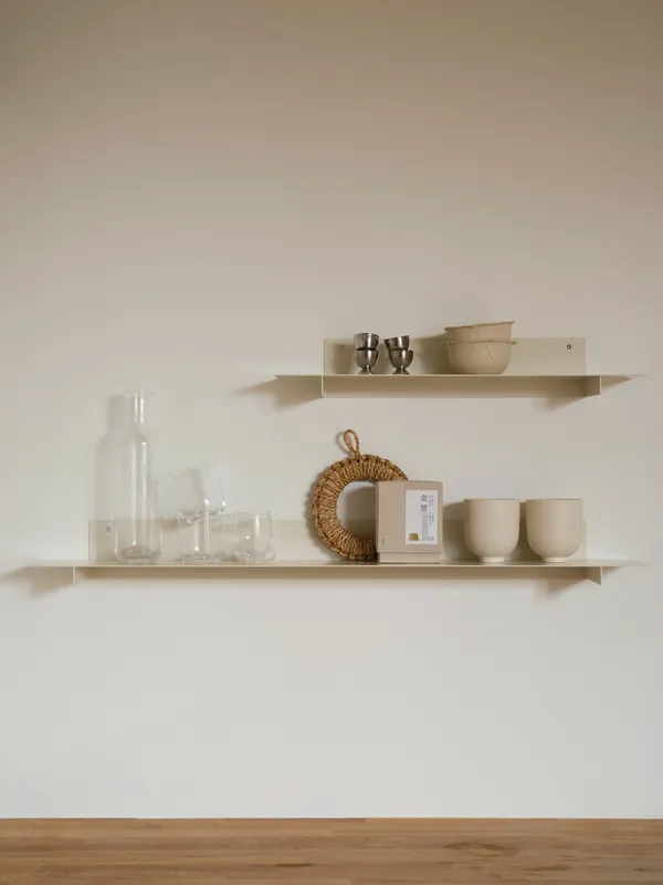 Planar Seinähylly Keskikokoinen Beige