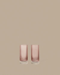Ripple Highball-Glass 2-pk Blush