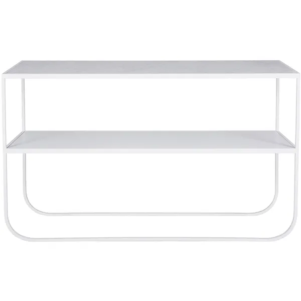 Tati Console 120 Sidobord Vit / Carraramarmor