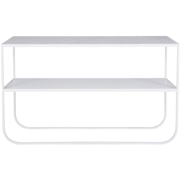 Tati Console 120 Carrara Marble White
