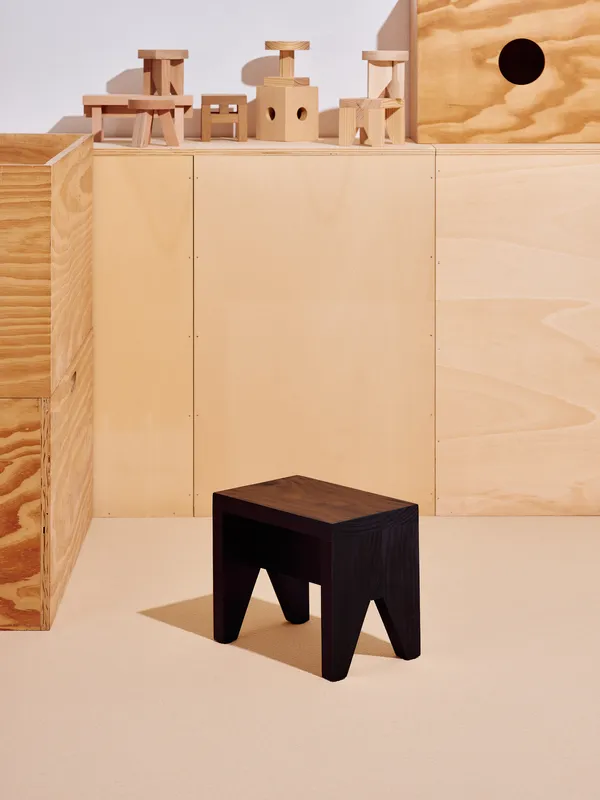 Manolito Stool Short Black