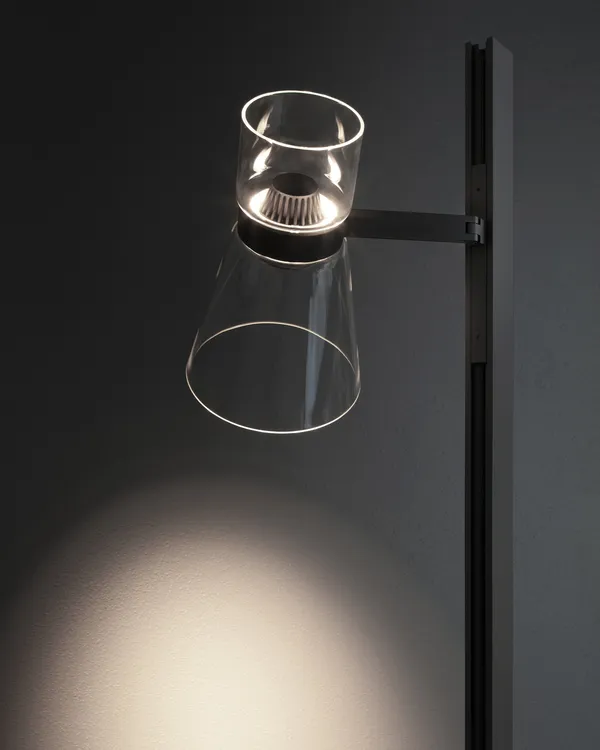 Nocturne Floor Lamp Cone Black