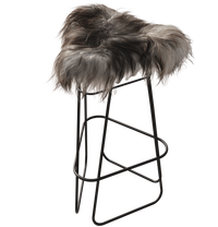 Iceland Barstol 82 cm Sort / Wild Grey