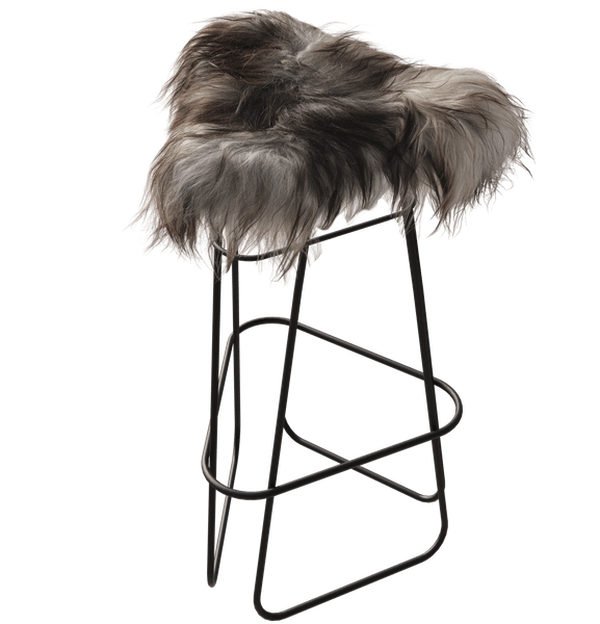 Iceland Barstol 82 cm Sort / Wild Grey