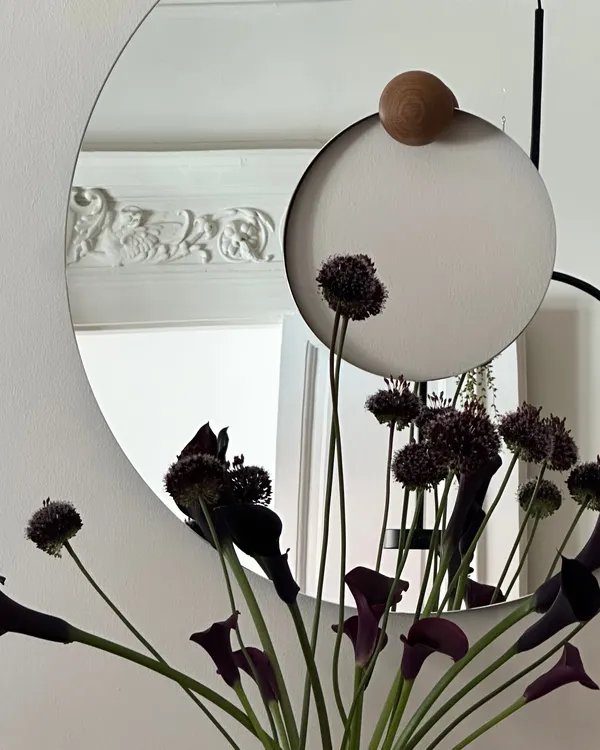 Castellum Seinäpeili Ø80 cm Öljytty Tammi