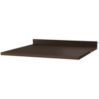 String Skrivbordsskiva 58x58 cm Mörk Ek