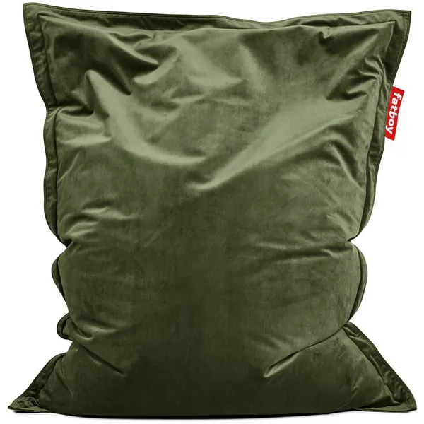 Original Slim Velvet Recycled Sækkestol Deep Green