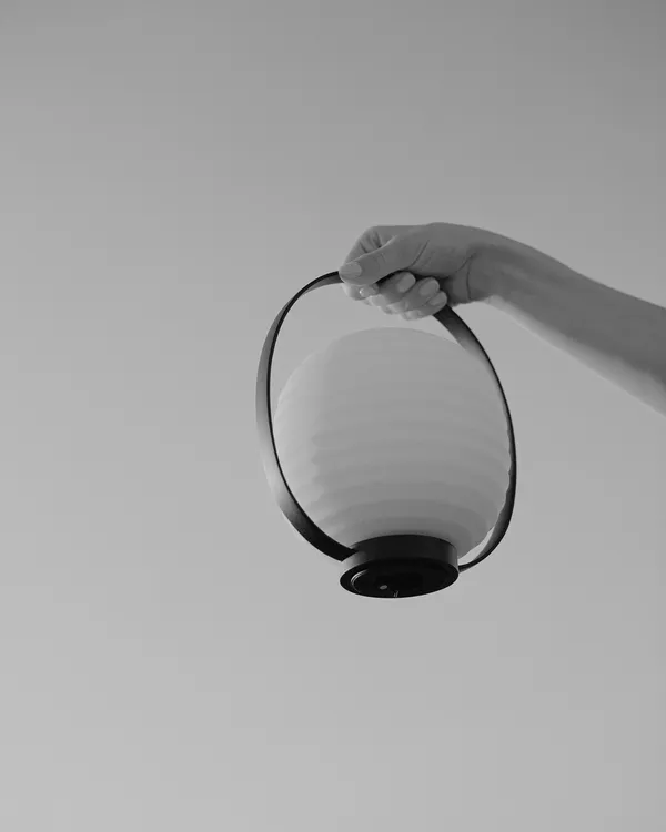 Lantern Portabel Lampe Hvit