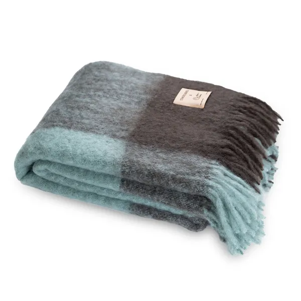 Suzanne Filt Mohair Chocolate / Mintgrön