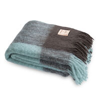 Suzanne Filt Mohair Chocolate / Mintgrön