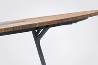 Circle Bord Ø110 cm Bambus/Grå