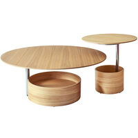 Parasol Salongbord Ø90 cm Natural Oak