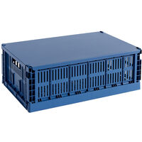 Colour Crate Kansi Laatikolle L Tummansininen