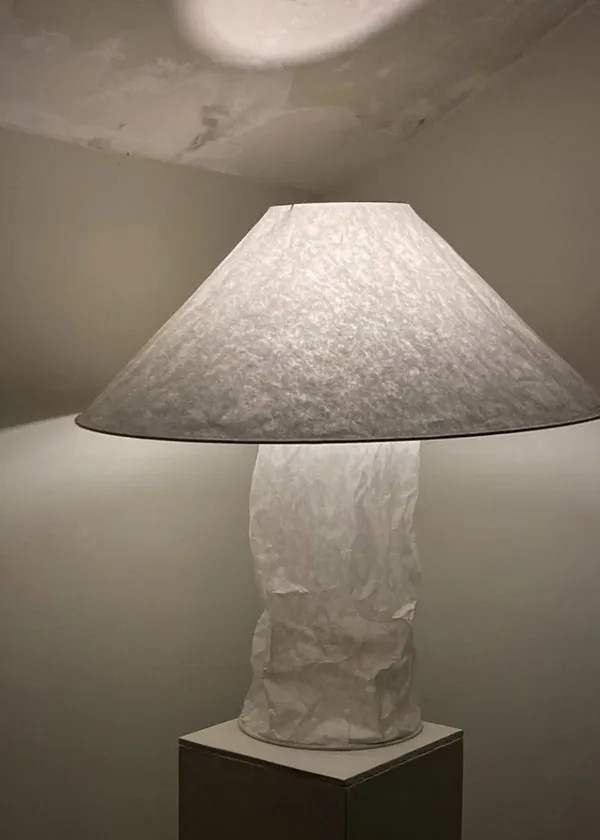 Lampampe Bordlampe Hvid
