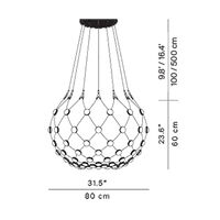 Mesh Phase Cut Suspension Ø80 cm / 5m