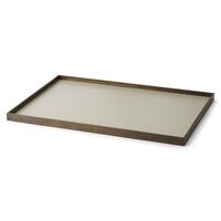 Frame Tarjotin Suuri Savustettu Tammi/Harmaa